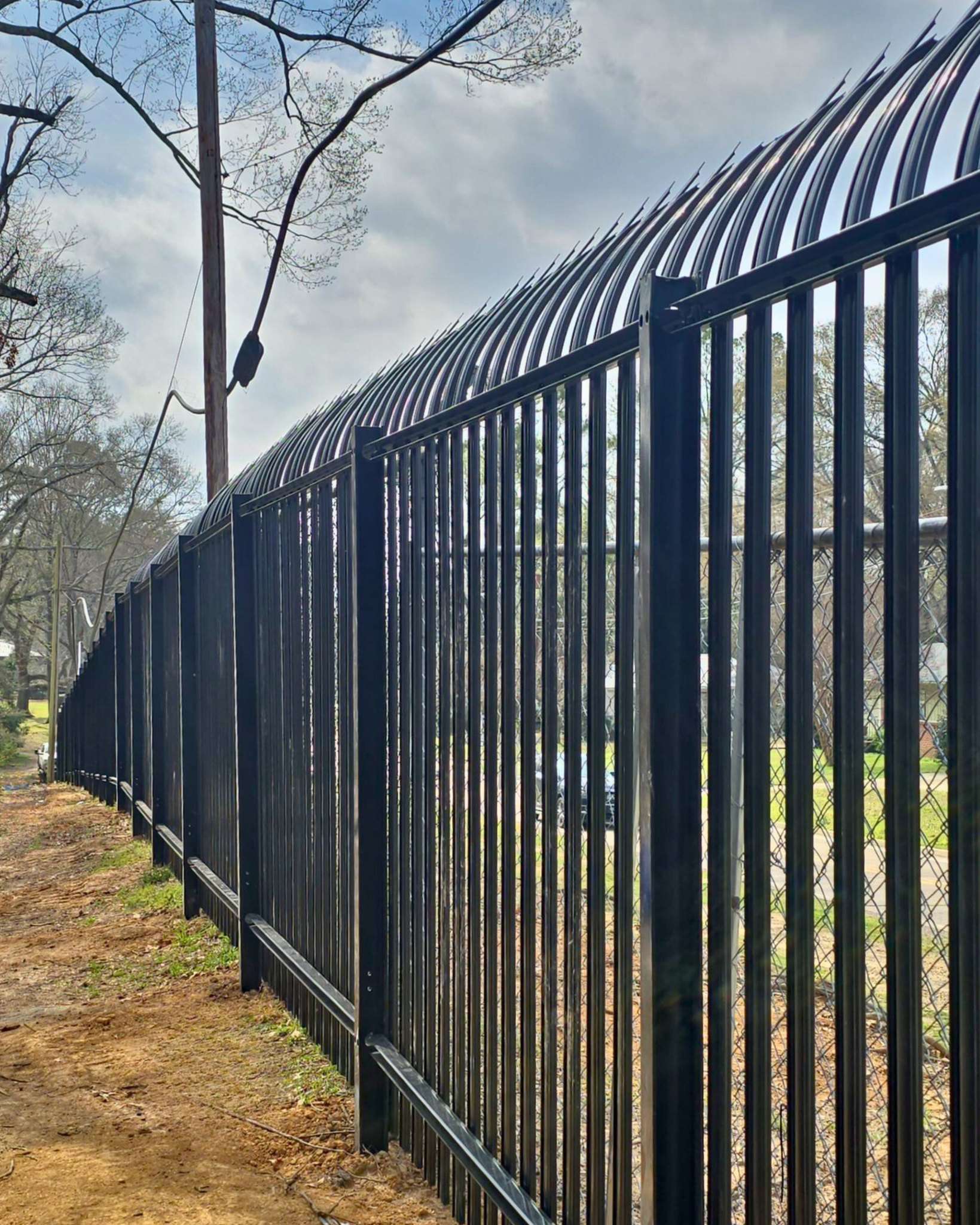 Steel Security Fence