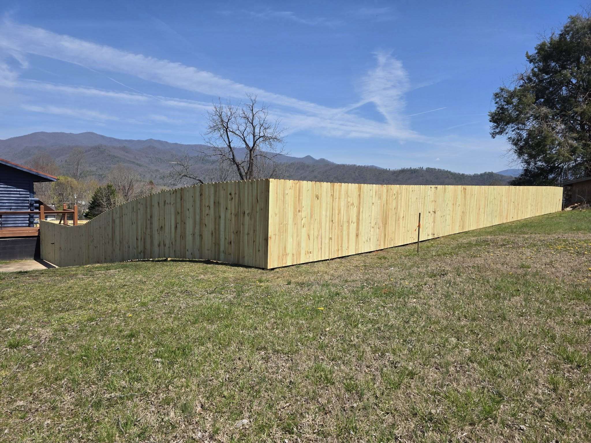 Wooden Privacy Fence in North Carolina